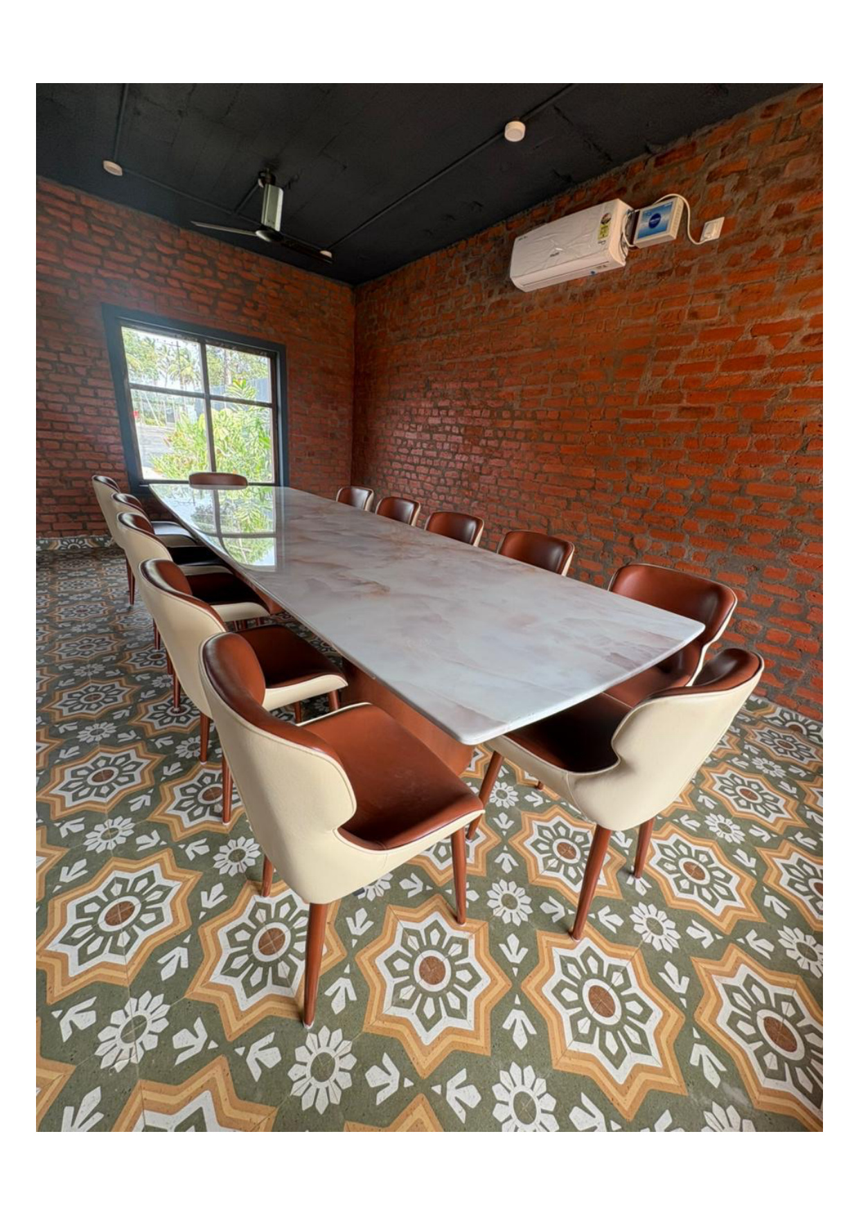 Executive Boardroom Banquet Table & Chairs