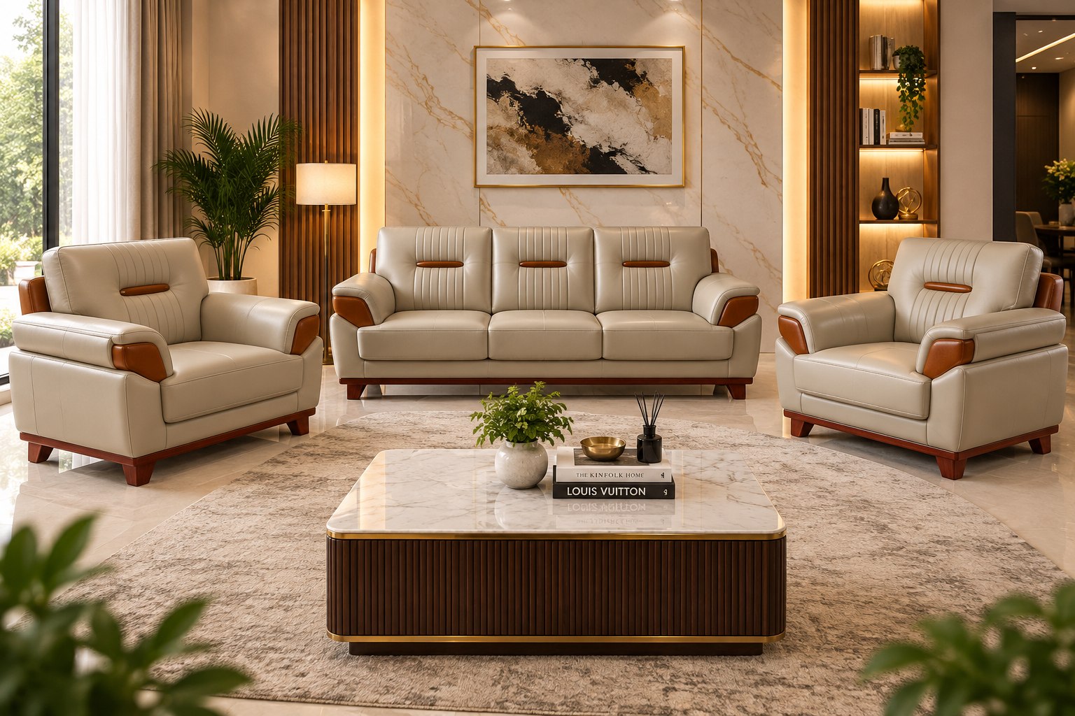 Elysian Curved Crescent Lounge