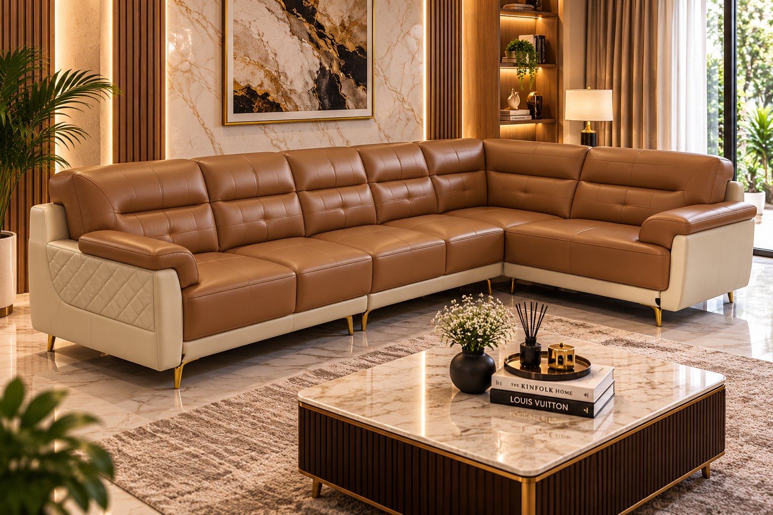 Graphite Charcoal Reclining Suite