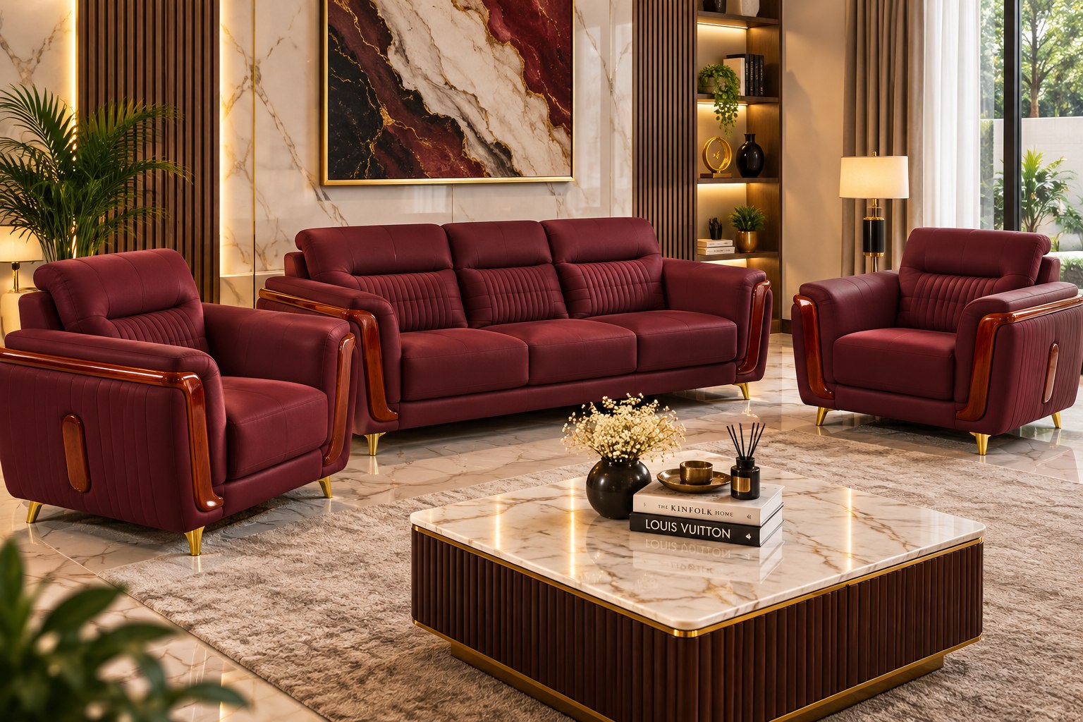Champagne Linen Daybed Sectional