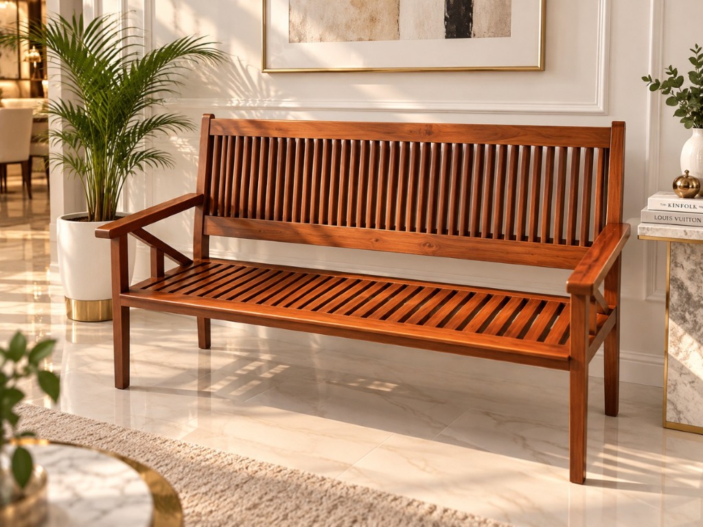 Architectural Cross-Arm Bench