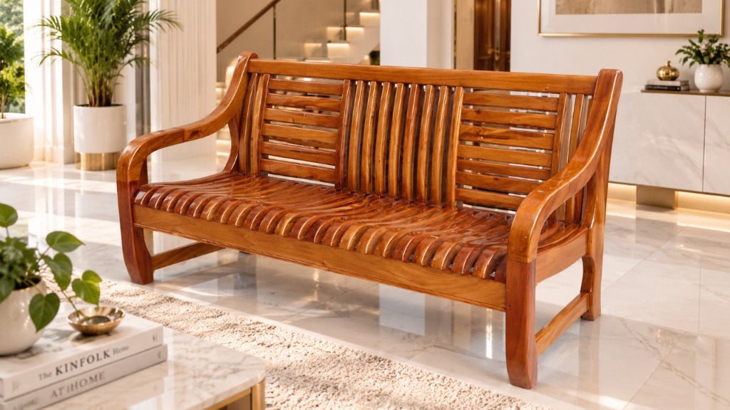 Royal Contoured Wave Settee